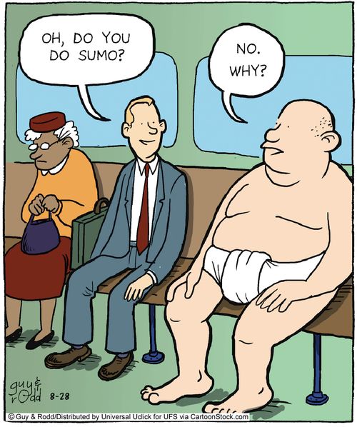 'Oh, do you do Sumo?'