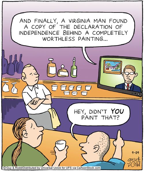 'Hey, didn't you paint that?'