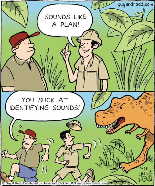 'You suck at identifying sounds!'
