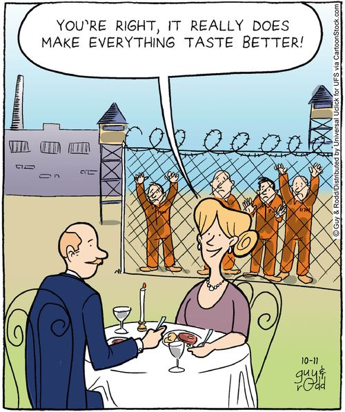 'You're right, it really does make everything taste better!'