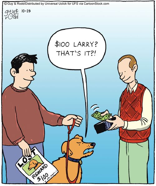 '$100 Larry? That's it?!'