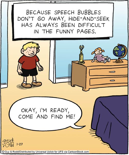 'Okay, I'm ready, come and find me!'
