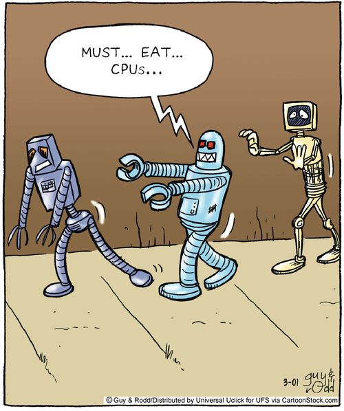Robot Zombies.