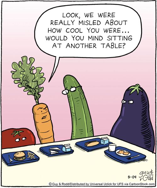 'Look, we were really misled about how cool you were...Would you mind sitting at another table?'