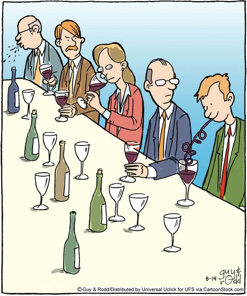 Wine tasters...