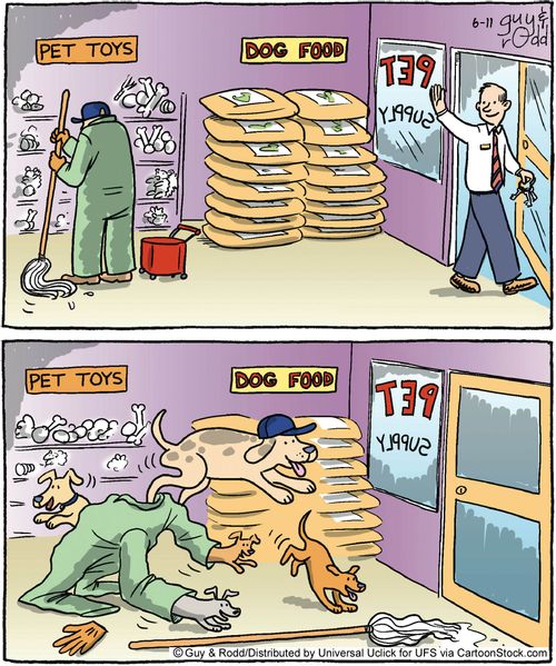 After Hours in the Pet Shop.