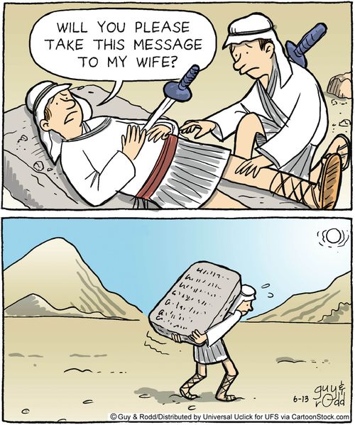 'Will you please take this message to my wife?'