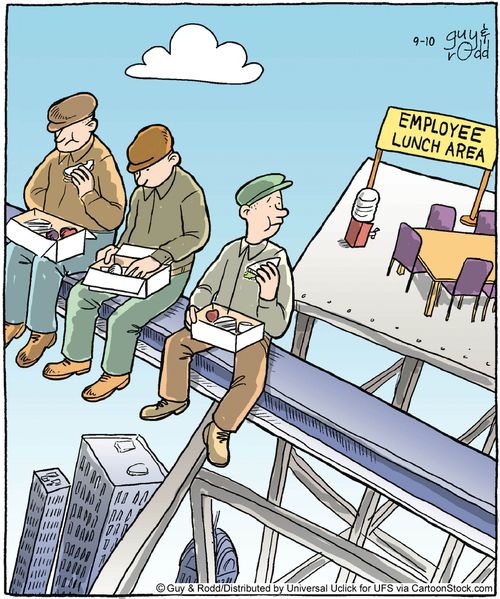Employee lunch area.