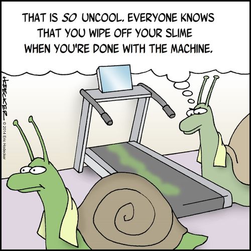 'That is so uncool. Everyone knows that you wipe off your slime when you're done with the machine.'