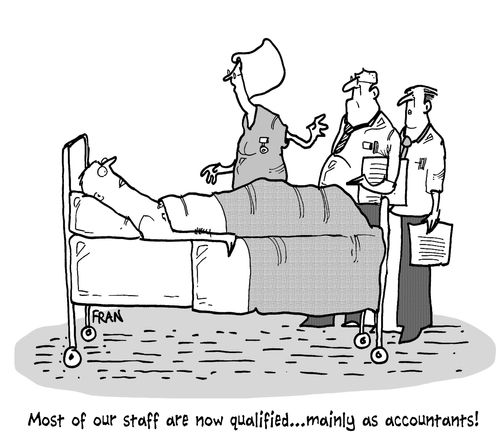'Most of our staff are now qualified...mainly as accountants!'