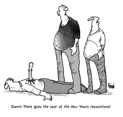 Damn there goes the last of the New Years resolutions!'