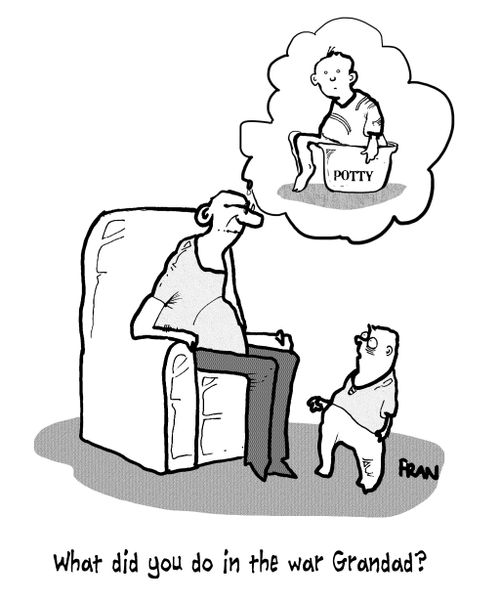 'What did you do in the war grandad?'