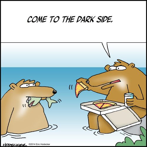 "Come to the dark side."