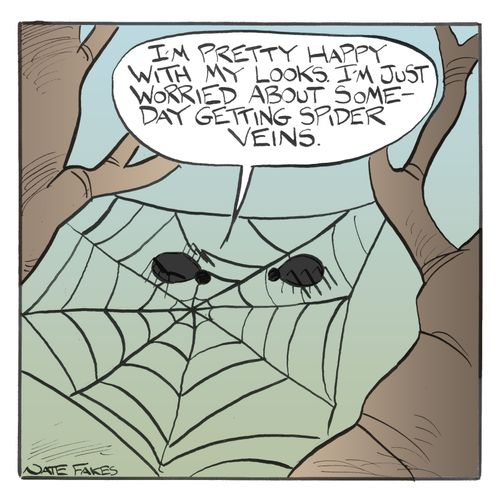 'I'm pretty happy with my looks. I'm just worried about someday getting spider veins.'