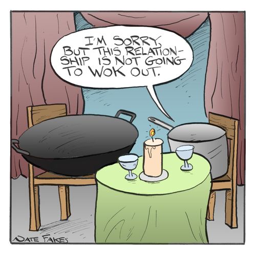 'I'm sorry, but this relationship is not going to wok out.'