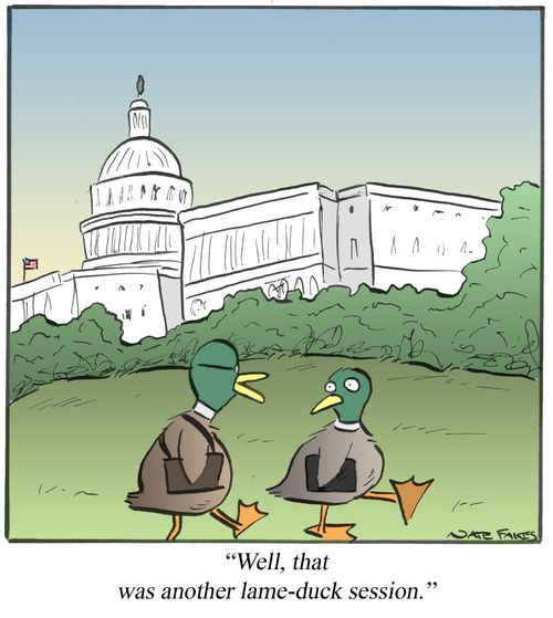 "Well, that was another lame-duck session."