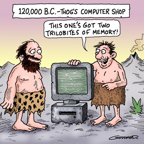 "This one's got two trilobites of memory!"