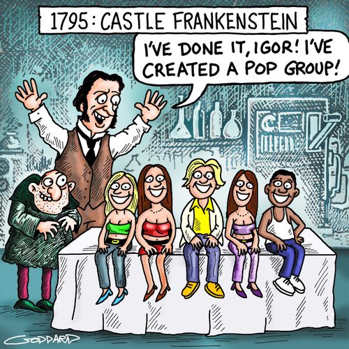 "I've done it, Igor! I've created a pop group!"