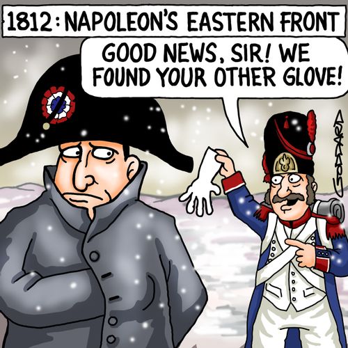 "Good news, Sir! We found your other glove."