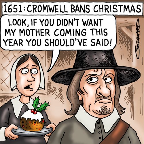 1651: Cromwell bans Christmas