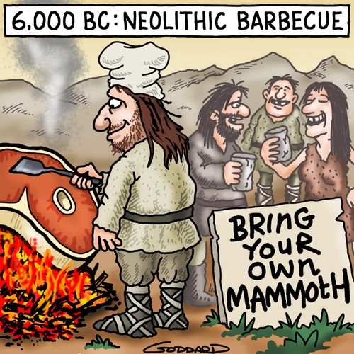 6,000 BC: Neolithic Barbecue