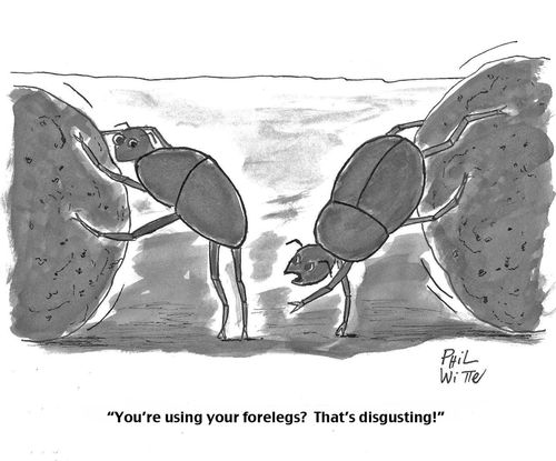 "You're using forelegs? That's disgusting!"