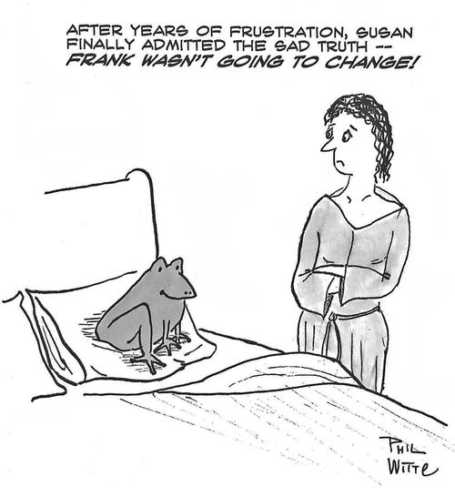 After years of frustration, Susan finally admitted the sad truth - Frank wasn't going to change!