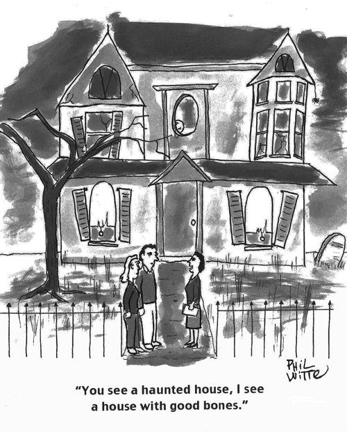 "You see a haunted house, I see a house with good bones."
