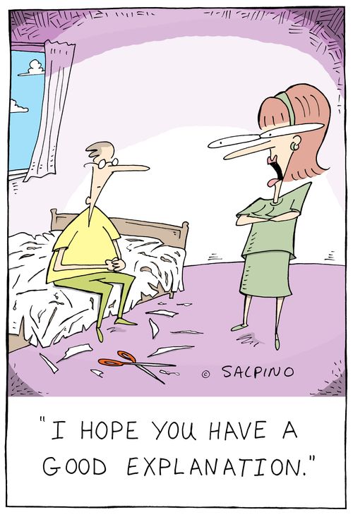 "I hope you have a good explanation."