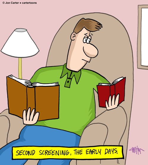 Second screening, the early days.
