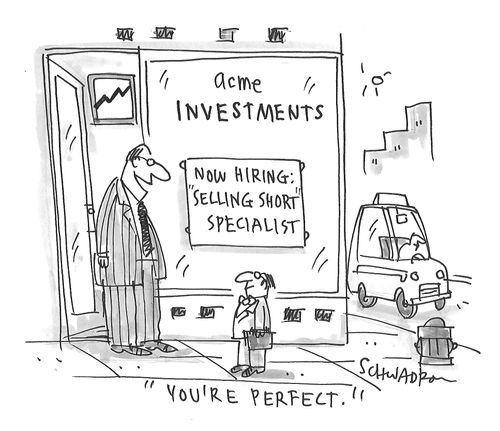 Now hiring: "Selling short" specialist.