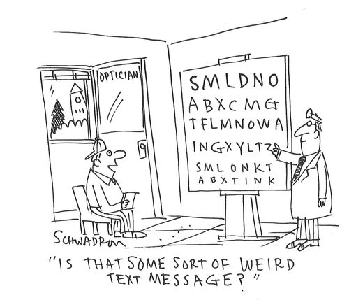 "Is that some sort of weird text message."