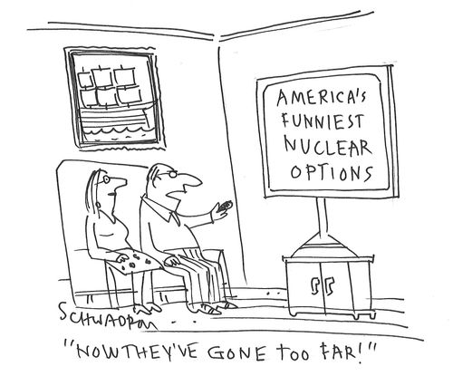 "Now they've gone too far!"