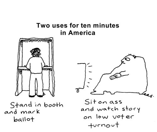 Two uses for ten minutes in America.