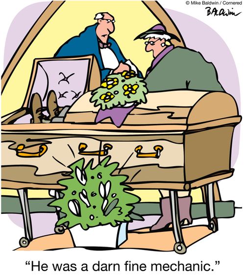 'He was a darn fine mechanic.'