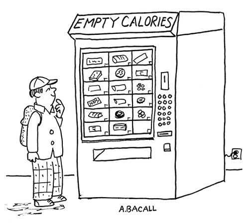 Empty Calories Vending Machine.