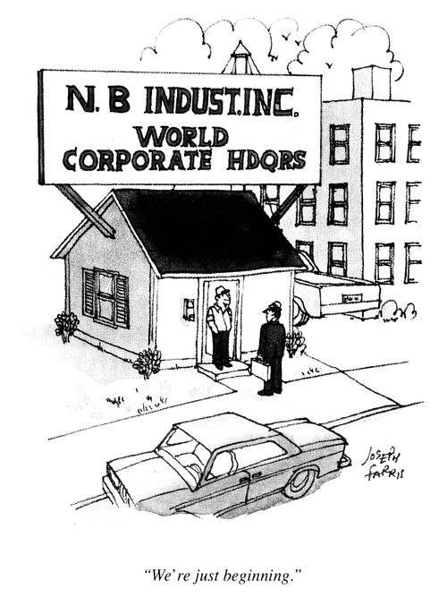 NB Indust Inc - World Corporate HDQs - 'We're just beginning'.