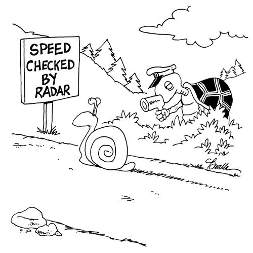 Speed Checked By Radar.