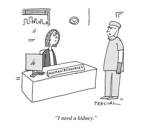 'Need some kidneys.'