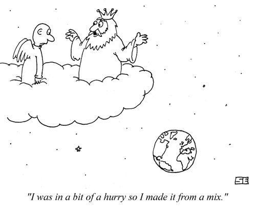 'I was in a bit of a hurry so I made it from a mix.'
