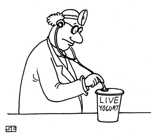 Live yogurt.