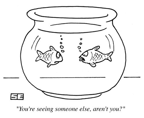 'You're seeing someone else, aren't you?'