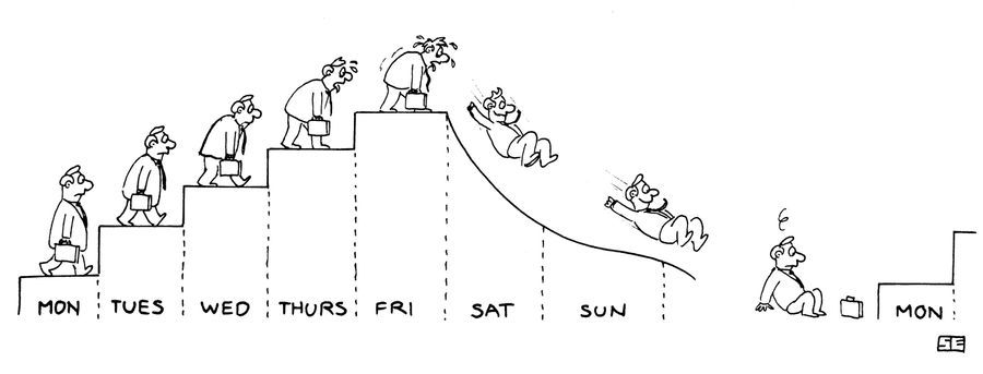 Getting through the week.