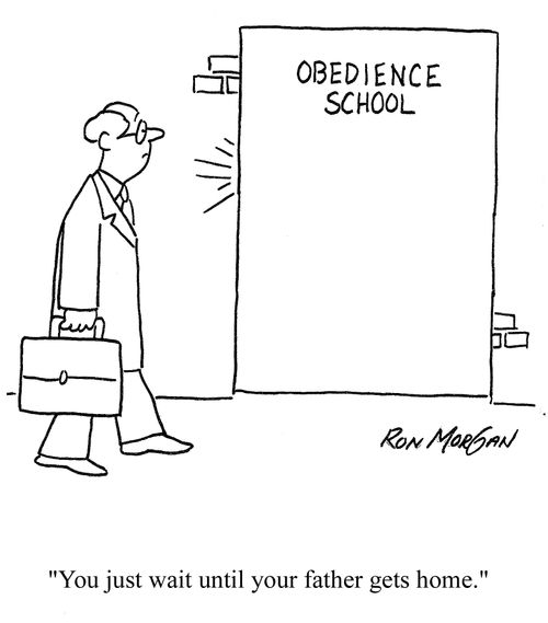 'You just wait until your father gets home.'