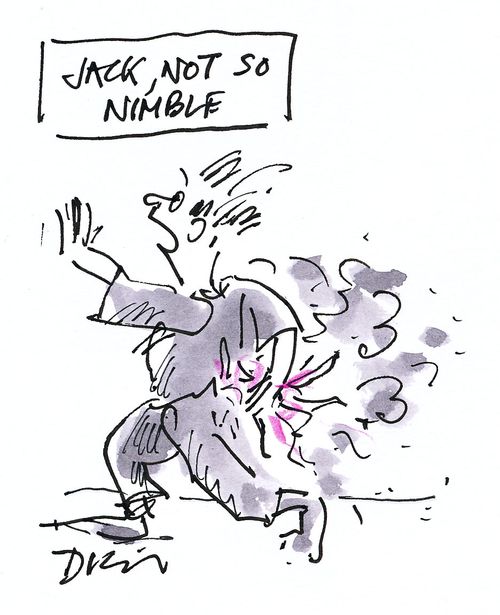 'Jack not so nimble.'
