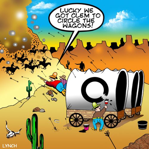 'Lucky we got Clam to circle the wagons.'