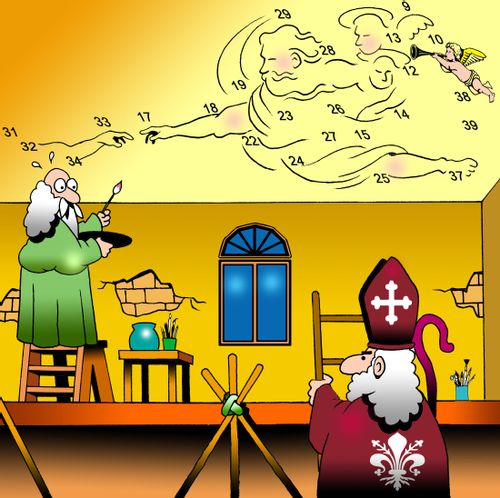Sistine Chapel Dot to Dot.