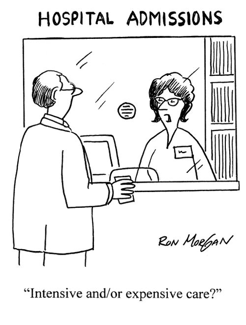 'Intensive and or expensive care?'