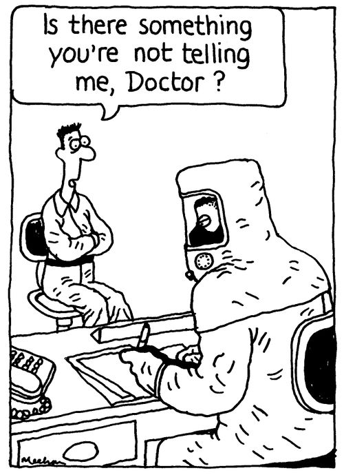 'Is there something you're not telling me, Doctor?'