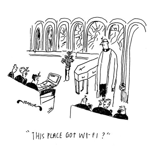 'This place got Wi-fi?'